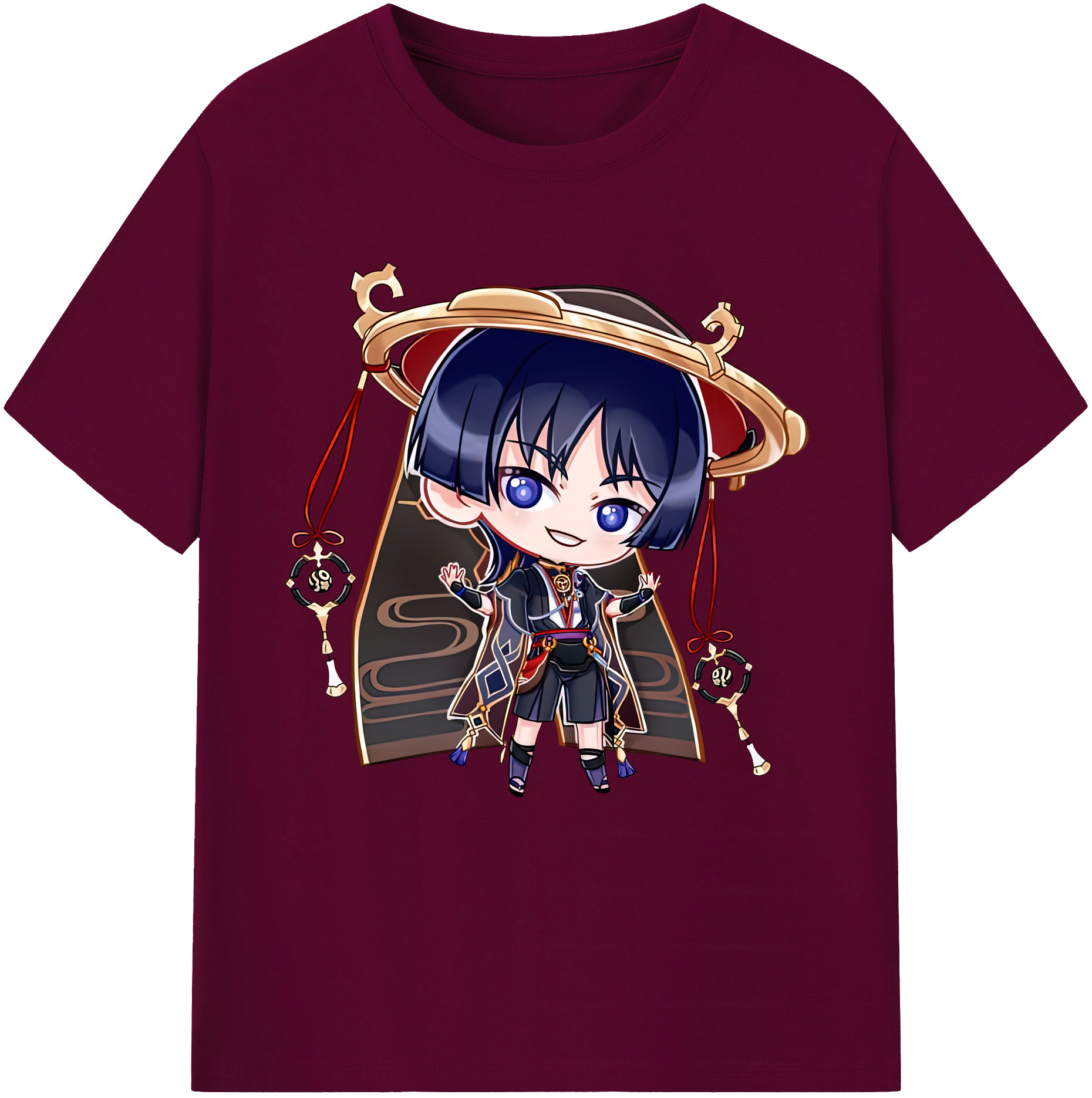 げんし神 さんペい genshin Sanpei レディースカジュアルプリントTシャツ（綿100％）